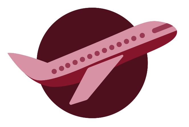 TWU Maroon plane image